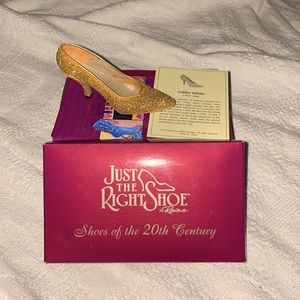 Just the Right Shoe Sculpture Collection Golden Stiletto Circa 1954